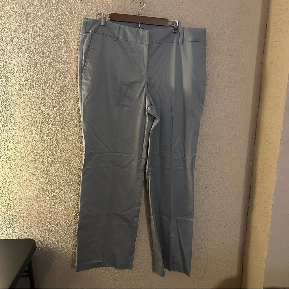 Lands End Women's Wide Leg Mid Rise Dress Pants Size 16W Office Dress Pants